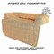 Pet Adobe Furniture Protector Pet Cover with Shredded Memory Foam filled 30" x 30.5"for Dogs and Cats (Beige) 245819BAD - alternate 3